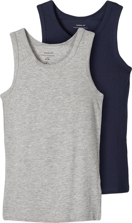 NAME IT NKMTANK TOP 2P NOOS Jongens Onderhemd - Maat 86