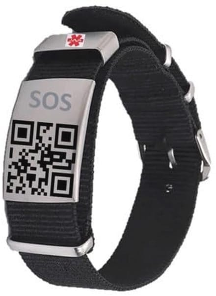 Noodarmband met QR-code voor spoedeisende hulp - Veiligheid en gezondheidszorg voor alle leeftijden