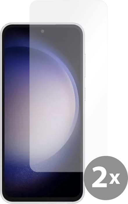Just in Case screenprotector geschikt voor Samsung Galaxy S23 FE - Screenprotector Gehard Glas - 2 Stuks