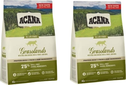Acana - Cat Grasslands - Kattenvoer - 2x 4,5 KG - Voordeelverpakking