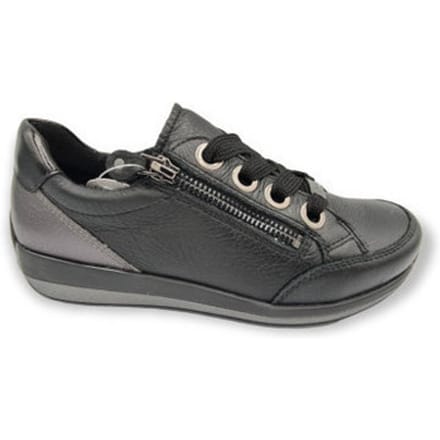 Ara Osaka dames sneaker - Zwart zwart - Maat 36