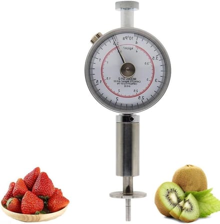 Fruithardheid Tester - Rijpheidmeter Fruit - Fruit Kwaliteit Testen - Piekgeheugen Functie - 100 x 50 x 30 mm - Metaal