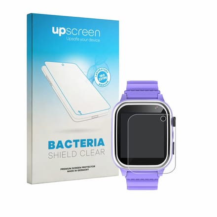 upscreen - Screenprotector voor kaacly Kids Smartwatch 1.44" - Folie Beschermfolie transparant antibacterieel