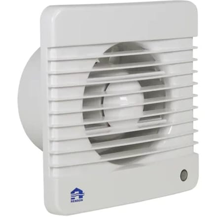 Muur of plafond ventilator voor buis diameter 100 mm met timerfunctie