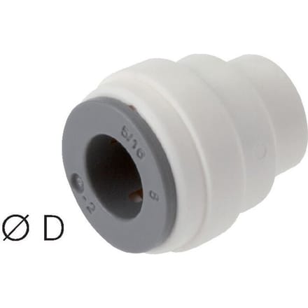 12mm kap POM FDA EPDM [5 Stuks]