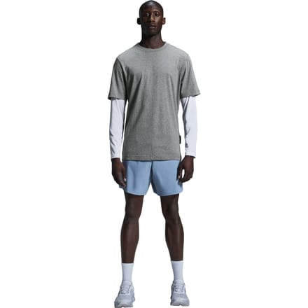 On Train Shorts 1 M Chambray Maat: XXL | Korte Broeken Outlet | Heren | Blauw