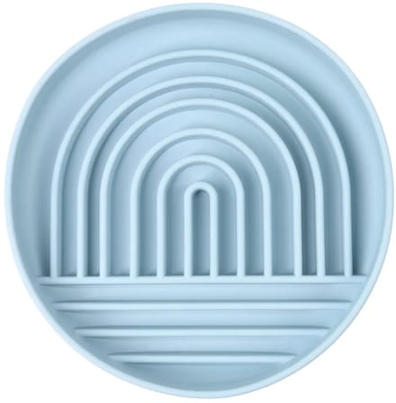 Slowfeeder hond - Bloom Curv - Anti-schrokbak - Lichtblauw