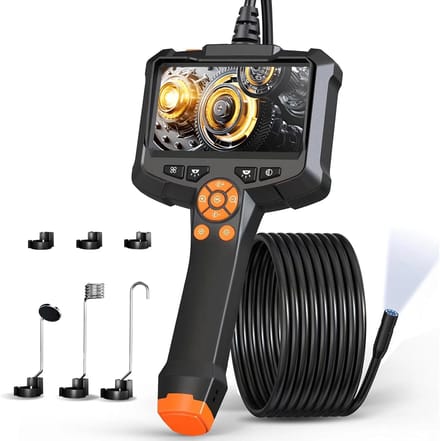 Industriële Endoscoop Camera - 10 Meter - Digitale Borescope - Riool Inspectie Camera - Endoscoop Camera - 1080P HD - Waterdichte Camera 6.4mm IP67 - 4.3 Inch