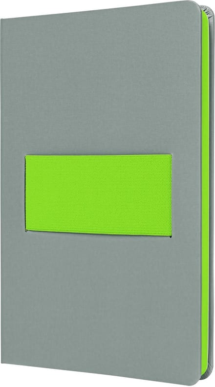 Sigel notitieboek Linescape Neo formaat A5 met lijn lichtgrijs/lime