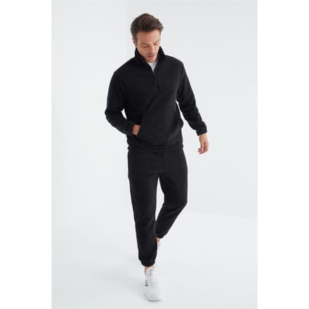 Heren Polyester Sweatshirt en Broek Set