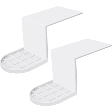 2 Stuks Wasmiddelhouders Wasmiddeldoseerbekers Druppelvangers Zeepbakjes Wasmiddeldispensers wit