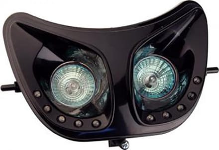 tun'r front optiek voor derbi 50 senda xtrem motorfiets nieuw