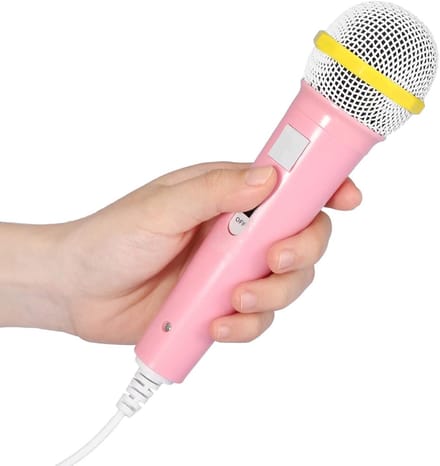 Kinderen Microfoon Speelgoed - Speelgoedmicrofoon Educatief - Vroegschoolse Educatie - Interactief en Creatief - 23 x 7 x 5 cm