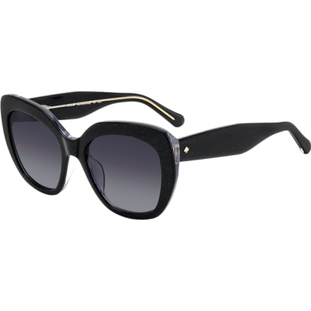 Kate Spade Winslet Zwarte Zonnebril
