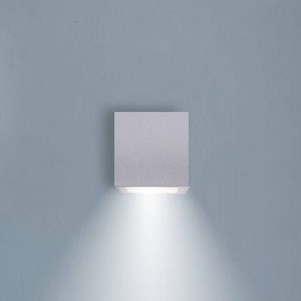 Newgarden LED wandlamp Box 8, wit, 7,5x7,5cm