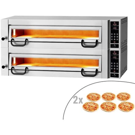 GGM Gastro Elektro Pizzaofen Power - 6+6x 34cm - Digital