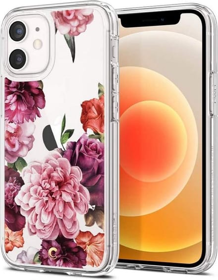 Spigen Cyrill Cecile Apple iPhone 12 Mini Hoesje Rose Floral