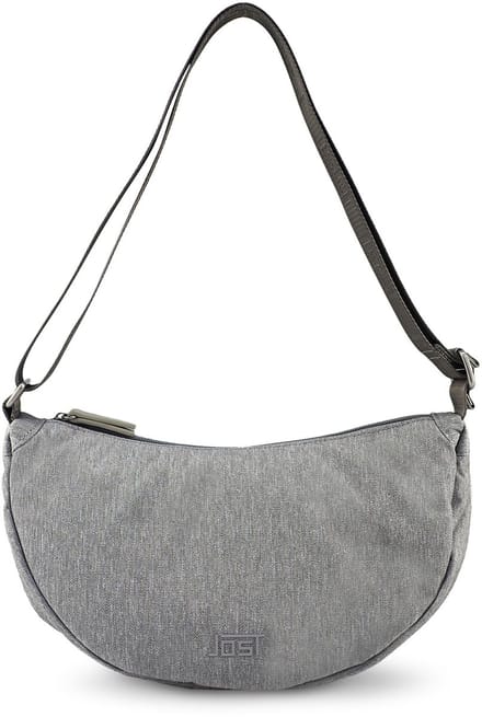 JOST schoudertas Bergen Crossbody Bag Light Grey Lichtgrijs