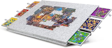 Puzzelbord - Puzzeltafel - Puzzels Maken - Verstelbare Helling - 104x78cm - Wit