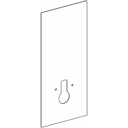 Geberit front panel for Monolith sanitary module 242.662.SI.1