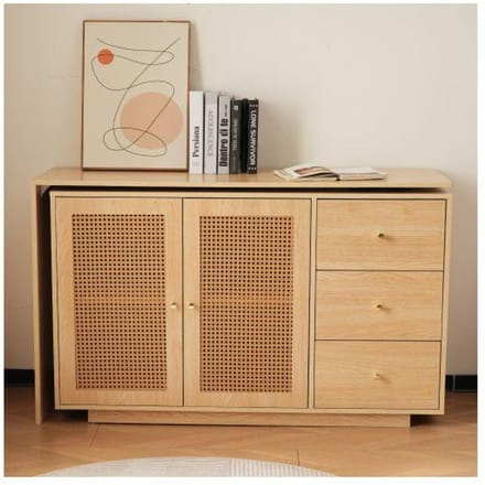 Bureau - MUVOE - Hoekbureau in L-vorm - Wit - 3 kasten - Hedendaags design wit