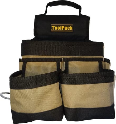 Toolpack Gereedschapshouder multi-draagbaar Deport zwart en kaki