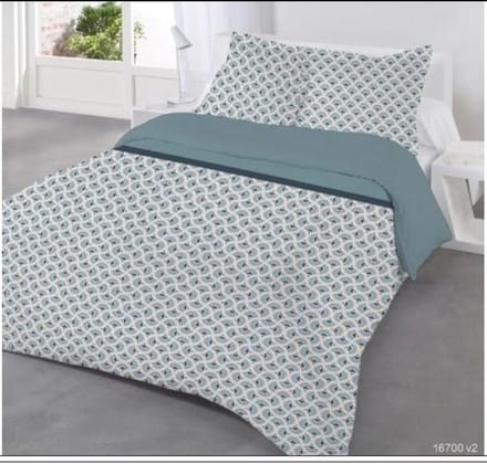 2-Persoonsdekbedovertrek Bleu 240x220 cm met 2 kussenslopen 65x65