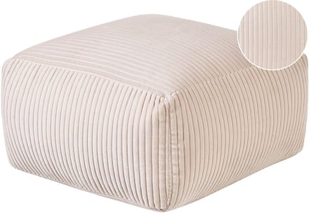 MUKKI - Poef - Beige - Corduroy