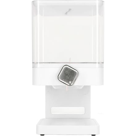 Ontbijtgranendispenser 17.5oz Inhoud Enkelvoudig Vak Graandispenser Transparant Plastic Voedseldispenser voor white