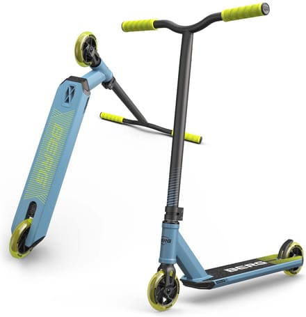 BERG Proxus X1 Stuntstep Blauw/Lime