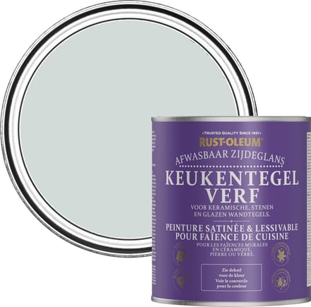Rust-Oleum Lichtgrijs Keukentegelverf Zijdeglans - Duifgrijs 750ml