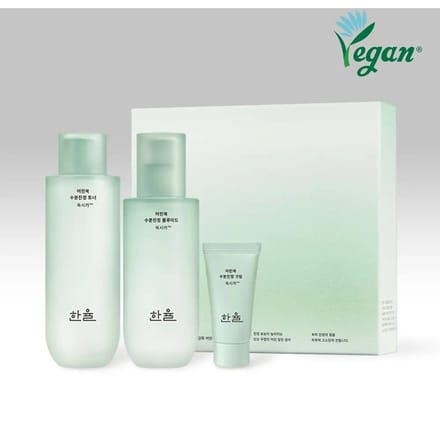 HANYUL Artemisia Kalmerende Hydraterende 2-Staps Set Toner 150ml + Fluïde 125ml white
