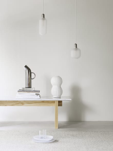 Normann Copenhagen - Puff TafellampTwist - wit