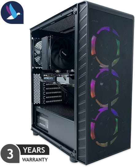 AZZA Prime Gaming PC - Intel Core i7 12700KF - NVIDIA RTX 5070 - 32 GB RAM - 1 TB SSD - WiFi