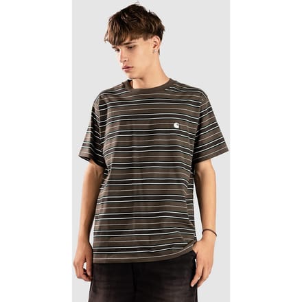Carhartt WIP Bronson Stripe T-Shirt, groen