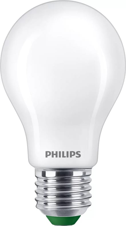 Philips Ultra Efficient LED lamp Mat - 60 W - E27 - Warmwit licht - 2-pack - Bespaar op energiekosten