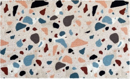 Mad About Mats - PABLO - deurmat - terrazzo - schoonloop/scraper - wasbaar - 67x110cm