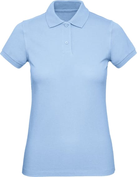 B&C Ladies' organic polo shirt CGPW440 - sky blue - M