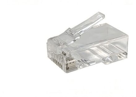 DANICOM UTP CAT6 RJ45 Connector - voor soepele kern - 10 stuks