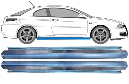 Reparatie dorpel voor Alfa Romeo GT 2003-2010 / Links + Rechts / Set