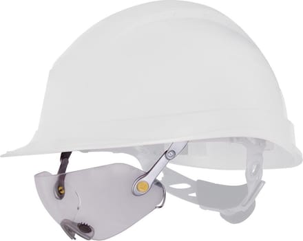 Delta Plus polycarbonaat bril helm bevestiging Kleurloos - One size