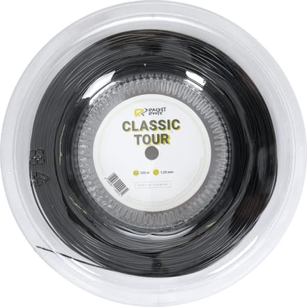 Racket Roots RR Classic Tour Rol Snaren 200m-Zwart