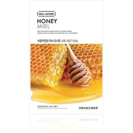 The Face Shop Honey Real Nature Maskervel (1 vel × 10 pakjes) white