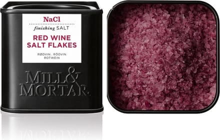 Mill & Mortar - Red Wine Salt Flakes zout - rode wijn zout