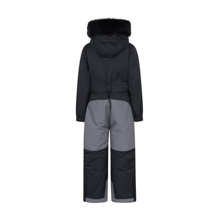Mountain Warehouse Kinder Piste Waterdichte Sneeuwskipak (Zwart)