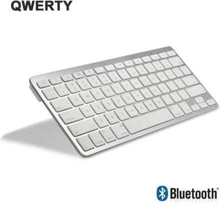 Peachy Wit Bluetooth keyboard draadloos toetsenbord QWERTY