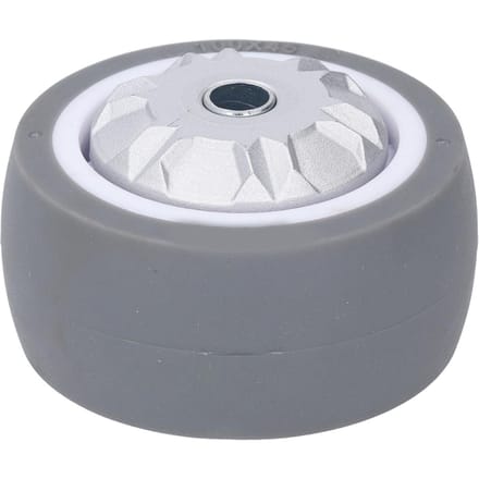 Roulette en caoutchouc TPR 4 pouces Robuste Résistante à l'usure Silencieuse Roue de pneu de remplacement pour diables Chariot