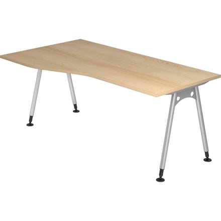ATOS 18 S | Bureau - 180 x 100 Eiken Tafelhoogte I In hoogte verstelbaar