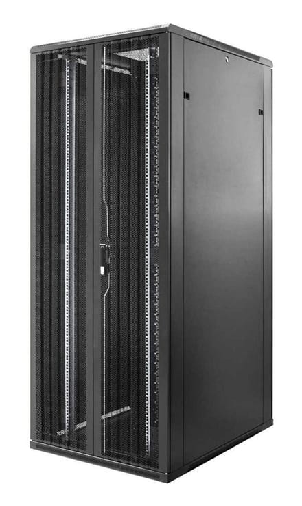 DSIT 47U serverkast met dubbele geperforeerde voor- en achterdeur 800x1000x2200mm (BxDxH) - serverbehuizing - serverrack - 19 inch