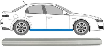 Reparatie dorpel voor Alfa Romeo 159 2005-2012 / Rechts
